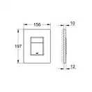 Панель змиву Grohe Skate Cosmopolitan, SuperSteel (38732KF0)