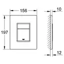 Grohe Even Кнопка смыва, черная матовая (38966KF0)