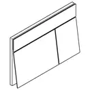 HANSGROHE iFrame Element E Клавиша смыва, Brushed Bronze (66003140)