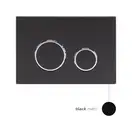 Qtap Nest Клавиша смыва, матовый черный (QT0111M11V1146MB)