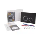 Qtap Nest Клавиша смыва, матовый черный (QT0111M11V1146MB)