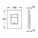 Комплект Grohe Set Унітаз QUADRO-0301-T3 + Інсталяція 38536001 + панель 38732000 (38536001QUADRO030 (38536001QUADRO0301T3)