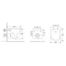Комплект Grohe Set Унітаз ELLIPSE-0301-R + Інсталяція Grohe Rapid SL 38772001 (38772001ELLIPS0301R)
