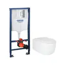 Комплект Grohe Set Унітаз TOPPER-0302-T3 + Інсталяція Grohe Rapid SL 38772001 (38772001TOPPER0302T3