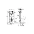 Комплект Grohe Set Унітаз ELLIPSE-0305-T3 + Інсталяція UA388400WG + панель 38732000 (388400WGELLIPS (388400WGELLIPS0305T3)