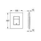 Комплект Grohe Set Унітаз ELLIPSE-0305-T3 + Інсталяція UA388400WG + панель 38732000 (388400WGELLIPS (388400WGELLIPS0305T3)