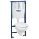 Інсталяція Grohe Rapid SL (2-в-1) комплект з унітазом Bau Ceramic (безободковий) + сидіння Soft Close  39418000