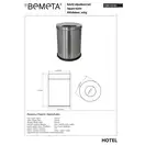 150115161 HOTEL Відро д/сміття Bemeta Чехія (150115161)