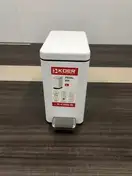 Відро для сміття з плавним закриттям прямокутне Koer TC-010206-08 6 л колір білий (KR5595)