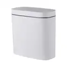 Відро для сміття сенсорне овальне Mixxus Flat-TC0109 White 9 л колір білий (MI7074)