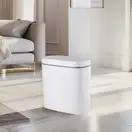 Відро для сміття сенсорне овальне Mixxus Flat-TC0109 White 9 л колір білий (MI7074)