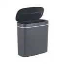 Відро для сміття сенсорне овальне Mixxus Flat-TC0109 Graphite 9 л колір графіт (MI7075)