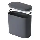 Відро для сміття сенсорне овальне Mixxus Flat-TC0109 Graphite 9 л колір графіт (MI7075)