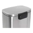 Відро для сміття з плавним закриттям прямокутне Mixxus Bevel-TC0112 SS Color 12л колір наржавійка ( (MI7087)