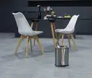 Відро для сміття з плавним закриттям прямокутне Mixxus Bevel-TC0112 SS Color 12л колір наржавійка ( (MI7087)