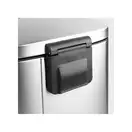 Відро для сміття з плавним закриттям прямокутне Mixxus Bevel-TC0112 SS Color 12л колір наржавійка ( (MI7087)