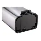 Відро для сміття з плавним закриттям прямокутне Mixxus Cubic-TC0112 SS Color 12л колір нержавійка ( (MI7089)