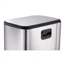 Відро для сміття з плавним закриттям прямокутне Mixxus Cubic-TC0112 SS Color 12л колір нержавійка ( (MI7089)