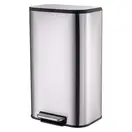 Відро для сміття з плавним закриттям прямокутне Mixxus Cubic-TC0112 SS Color 12л колір нержавійка ( (MI7089)