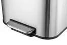 Відро для сміття з плавним закриттям прямокутне Mixxus Cubic-TC0112 SS Color 12л колір нержавійка ( (MI7089)