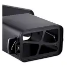Відро для сміття з плавним закриттям прямокутне Mixxus Premium Quadro-TC0105 Black 5 л колір чорний (MI7061)
