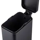 Відро для сміття з плавним закриттям прямокутне Mixxus Premium Quadro-TC0105 Black 5 л колір чорний (MI7061)
