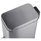 Відро для сміття з плавним закриттям прямокутне Mixxus Premium Quadro-TC0105 SS Color 5л колір нерж (MI7062)