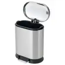 Відро для сміття з плавним закриттям овальне Mixxus Premium Strong-TC0105 SS Color 5л колір наржаві (MI7080)