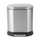 Відро для сміття з плавним закриттям овальне Mixxus Premium Strong-TC0120 SS Color 20л колір наржав (MI7081)