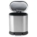 Відро для сміття з плавним закриттям овальне Mixxus Premium Strong-TC0120 SS Color 20л колір наржав (MI7081)