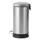 Відро для сміття з плавним закриттям овальне Mixxus Premium Strong-TC0120 SS Color 20л колір наржав (MI7081)