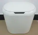 Відро для сміття сенсорне овальне Mixxus Premium Topper-TC0112 White 12л колір білий (MI7082)