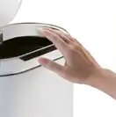 Відро для сміття сенсорне овальне Mixxus Premium Topper-TC0112 White 12л колір білий (MI7082)