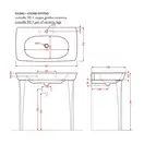 Ніжки для умивальника Artceram Civitas (CIC002 01; 00)