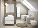 Cersanit Шафка під умивальник CREA  80 White mount countertop на стільницю Церсаніт (FZZW1008711564)