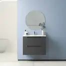Комплект мебели 60 см Devit Acqua, серый матовый 088165G