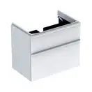 Geberit SMYLE Square тумба 73,4*61,7*47см, под умывальник, с 2мя ящичками, белый глянец (500.353.00.1)