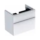 Geberit SMYLE Square тумба 73,4*61,7*47см, под умывальник, с 2мя ящичками, белый глянец (500.353.00.1)