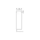 Пенал 36 х 29,9 х h118 см Geberit Smyle Square (500.361.JK.1)