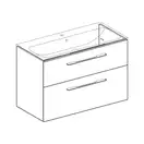 Тумба под раковину Geberit Selnova Square, slim rim 100 см, белый глянцевый 501.212.00.1