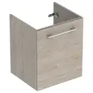 Тумба под раковину Geberit Selnova Square slim rim 53,8 см, орех светлый (501.219.00.1)