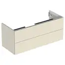 Тумба подвесная Geberit One 120 х 47 х h50,4 см, цвет - песочно-серый глянцевый 505.265.00.4