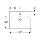 Шафка з умивальником Air-Line 600 БГ Sunwest Smile-600 Square (500.229.01.1) Geberit (Air-Line 600 БГ+Smile-600)