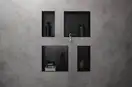 Настенная ниша со встроенной рамой Hansgrohe XtraStoris Original 30 x 15 x 10 см, чёрный матовый (56057670) фото 2 Aquada.com.ua