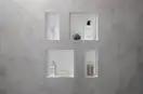 Настенная ниша со встроенной рамой Hansgrohe XtraStoris Original 30 x 30 x 10 см, белый матовый (56061700) фото 2 Aquada.com.ua