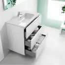 Тумба з умивальником Roca Victoria-N 80x46 білий (A855837806)