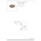 Шафка для консолі DIVA H20 Rovere Brizzo 270588 Scarabeo