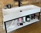 Snail Тумба «Мідуей» з умивальником «Флорида»/камінь А900М Рубін МАТ (1015LOFT168/3cA900M)