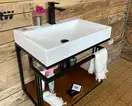 Snail Тумба «Самуі» з умивальником «Гранд»/дерево Чорний А200 (600LOFT148dA200)
