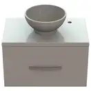 Snail Тумба «Мадлен» з умивальником «Селена» Білий А100 (700KM104RA100)